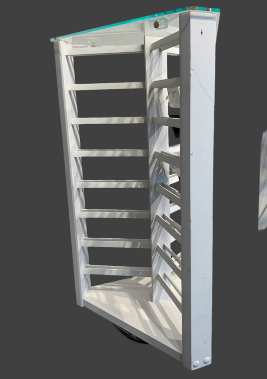 Earring Spinner - White Wood