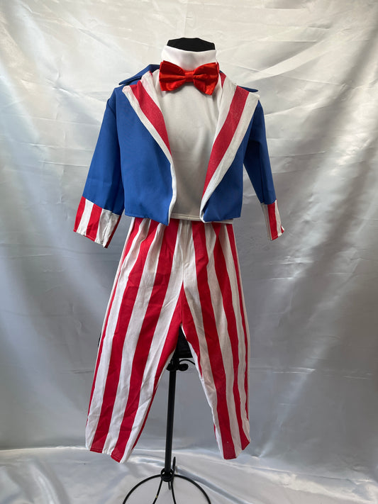 Uncle Sam, Child Kids Boys Patriotic Costume Small