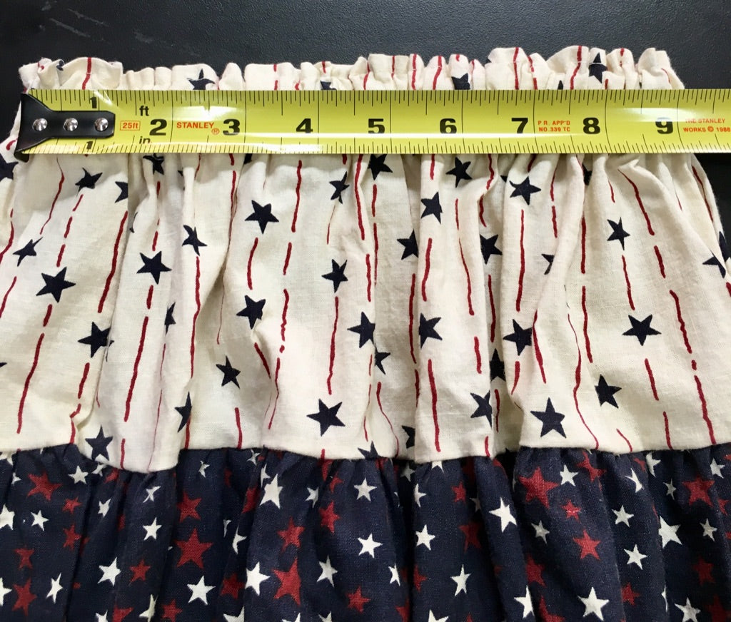 Western Patriotic Skirt Child Small, Medium Girls