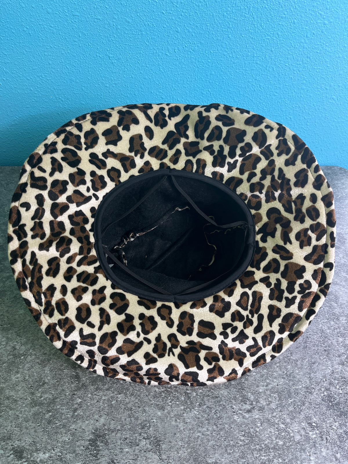 Pimp Cheetah Print Adult Cowboy Hat, preowned