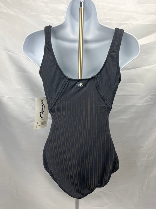 Capezio ABT Black & Gold Tank Leotard Ladies XLG #7302