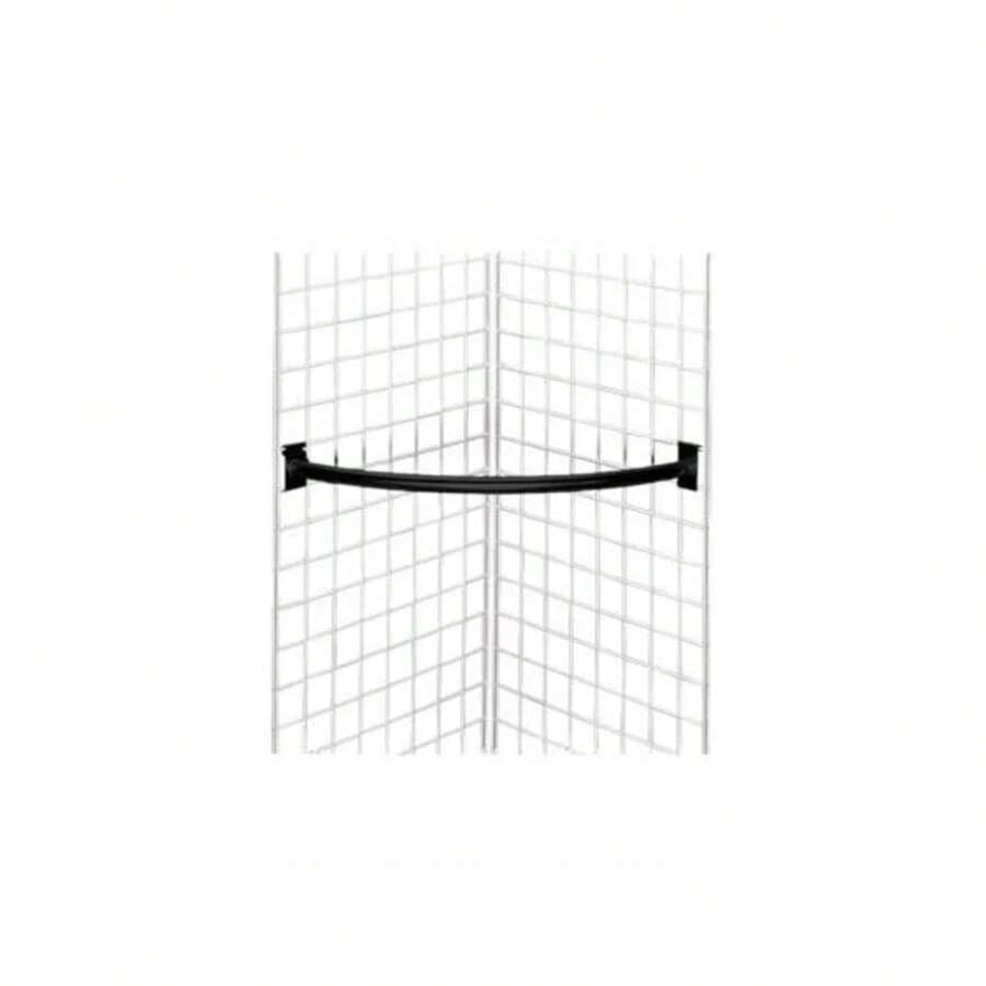 Quarter Circle Black Hangrail for Wire Grid Fixture