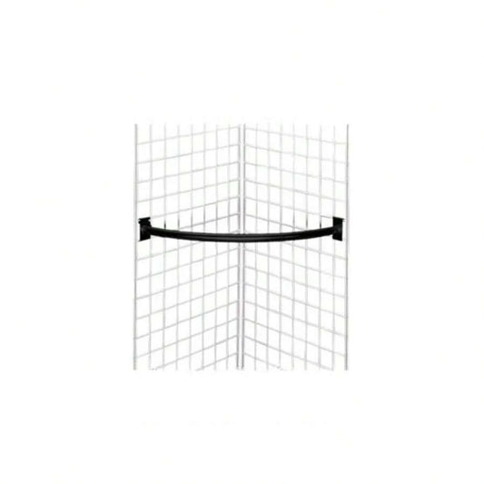 Quarter Circle Black Hangrail for Wire Grid Fixture