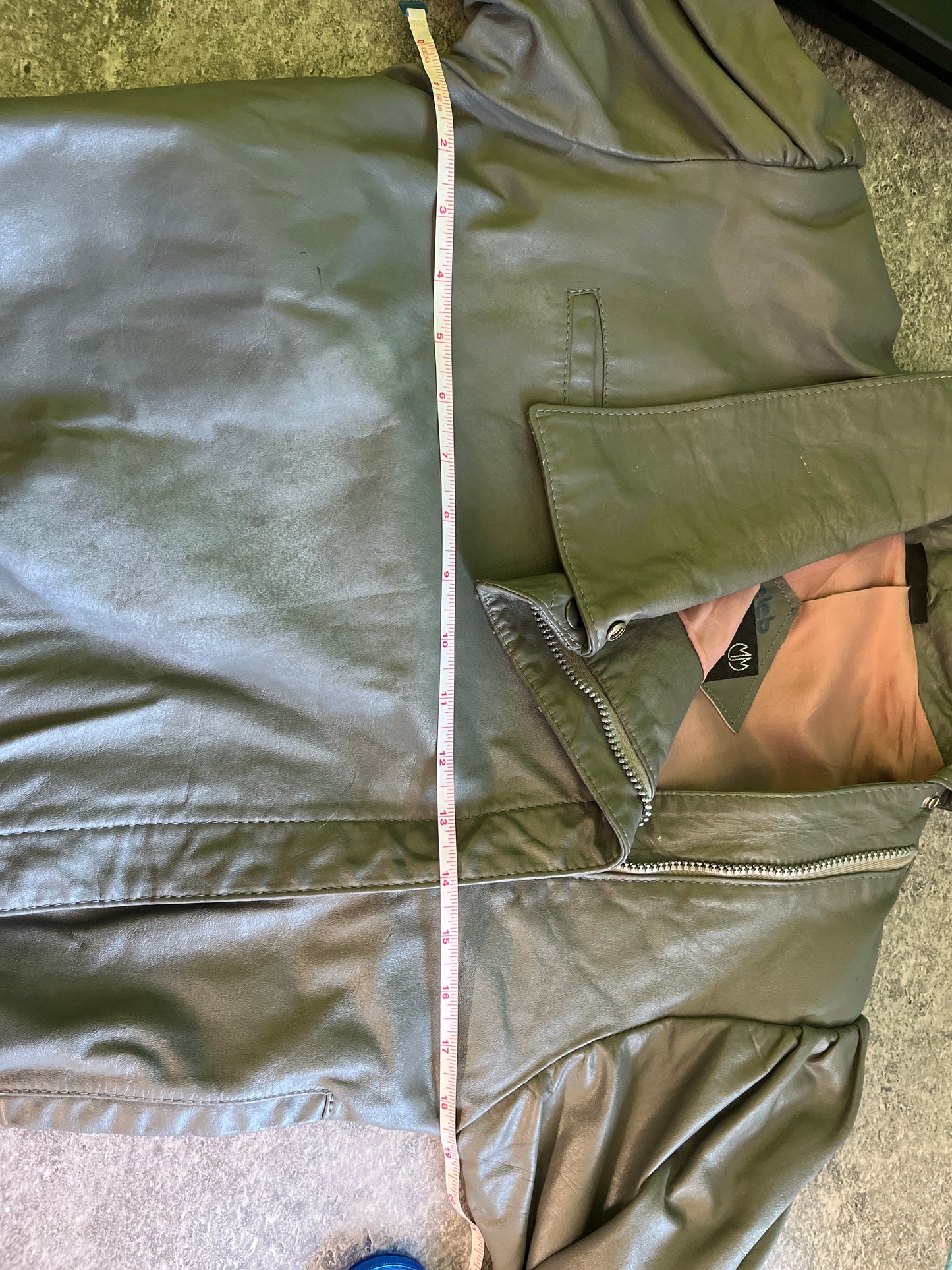 Vintage Leather 80's Ladies 1980's Jacket Size 7