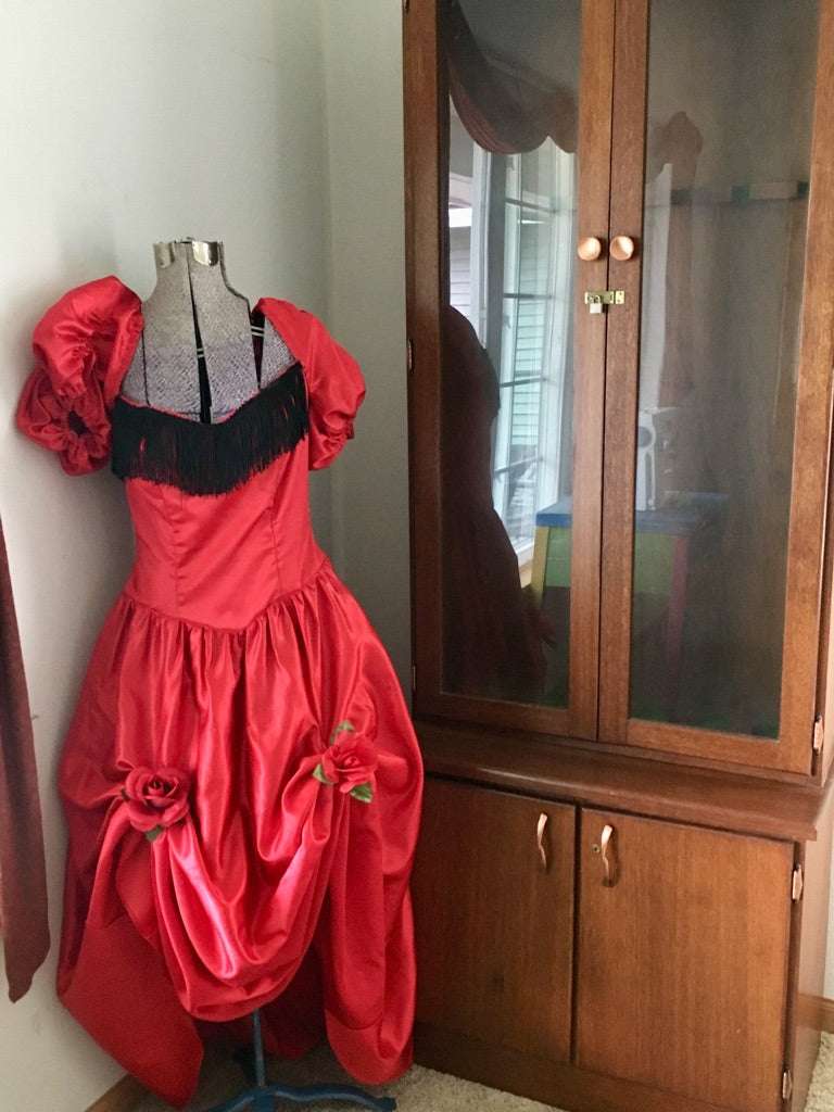 Saloon Miss Kitty Dress Adult Ladies