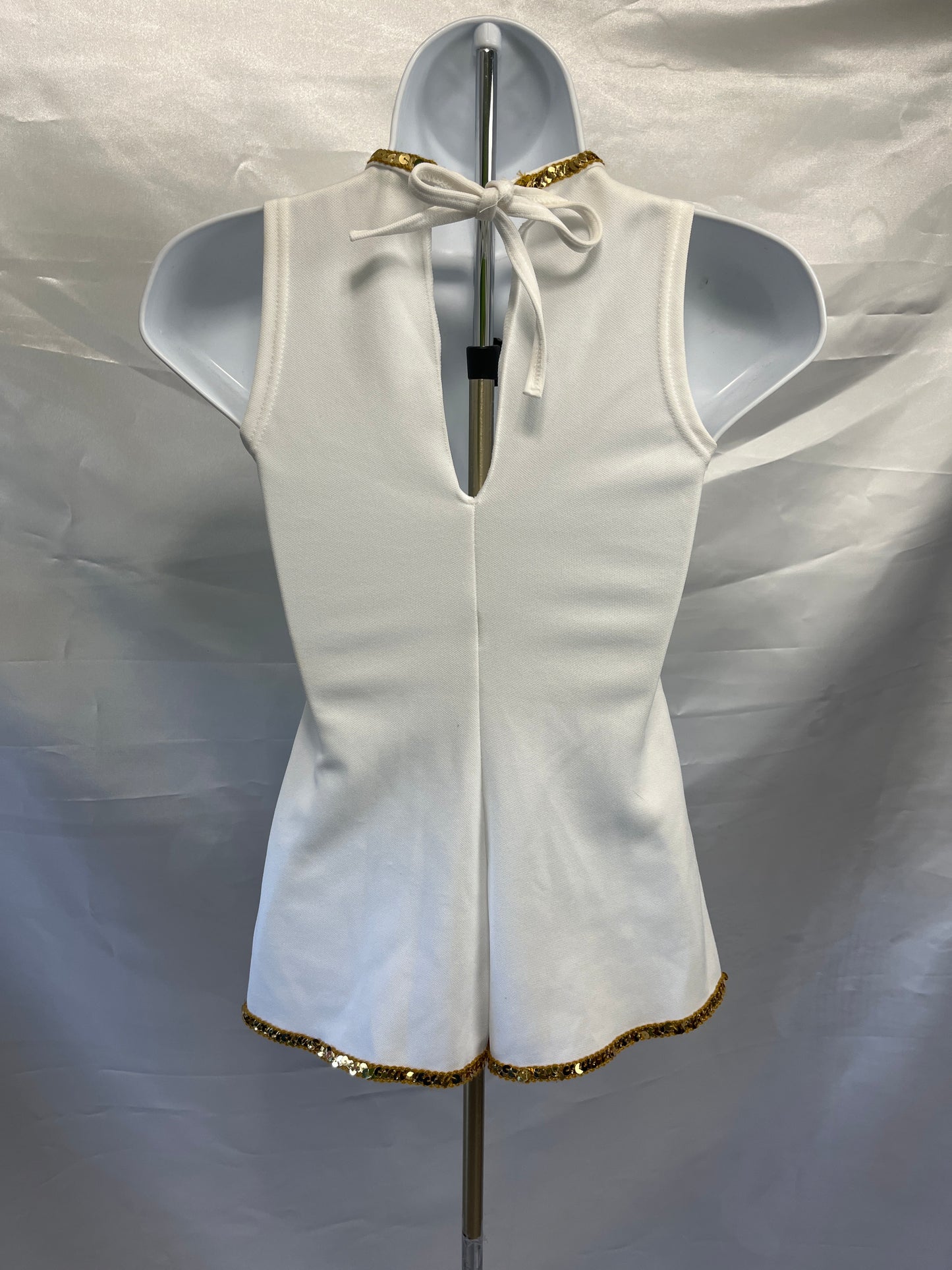 Patriotic Girls Child Sailor Romper with Side Cap Costume Sizes 8, 10