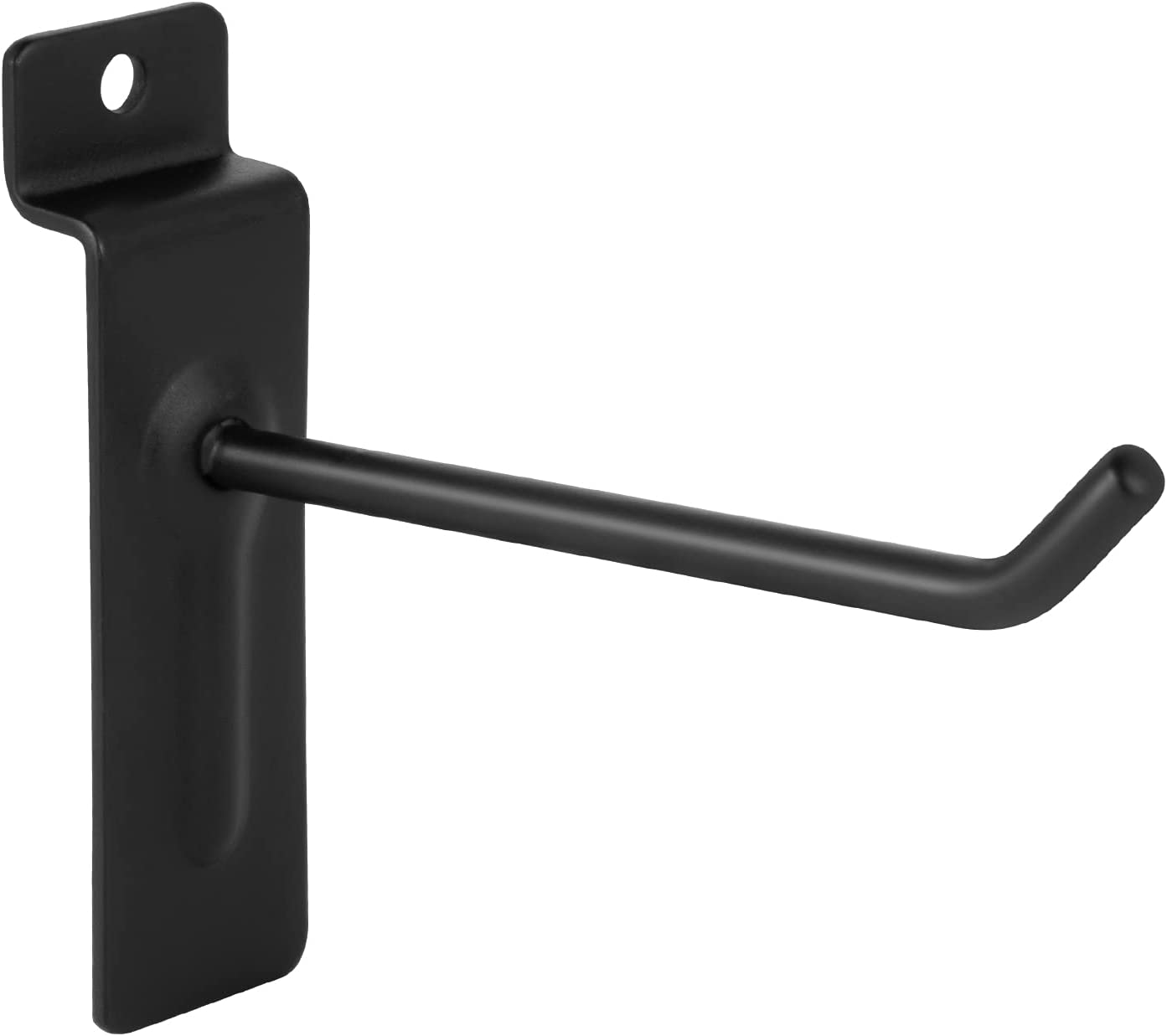 Slatwall (12) Black Metal Hooks 6", 8" for Slat wall