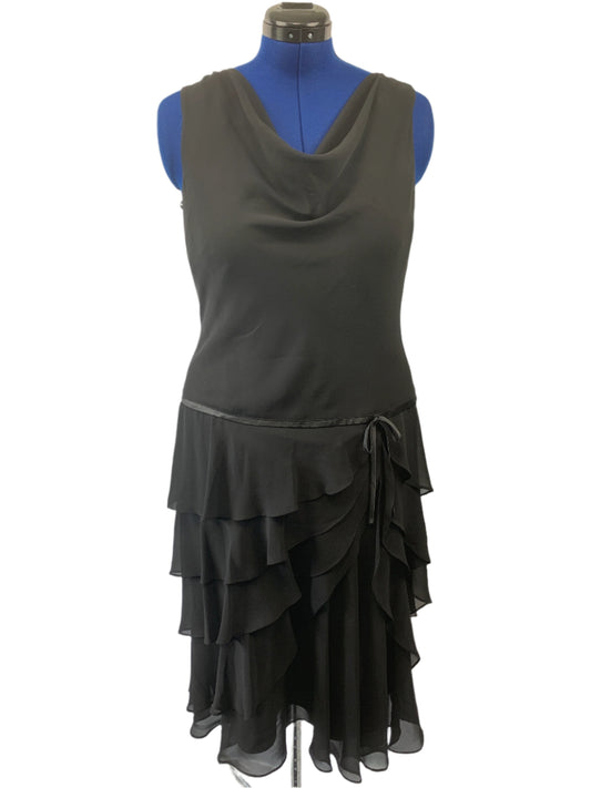 Liz Claiborne Women's Dress, Black, Size 12- Vintage  1920's Charleston