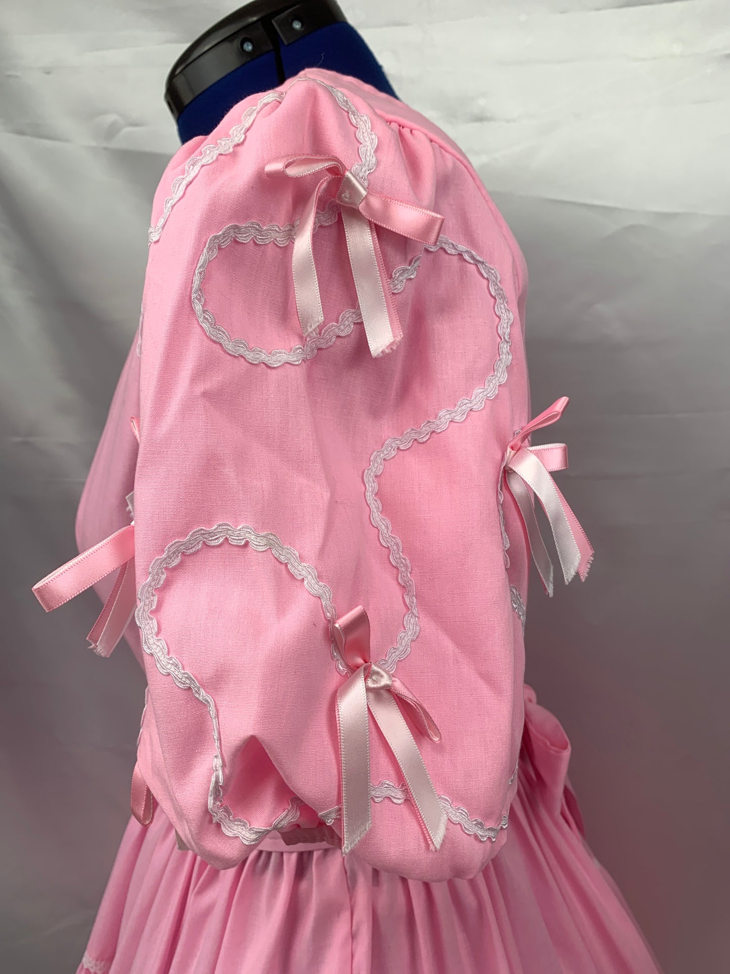Little Bo Peep, Mother Goose, Pink Square Dance Dress Ladies Preowned Size 14