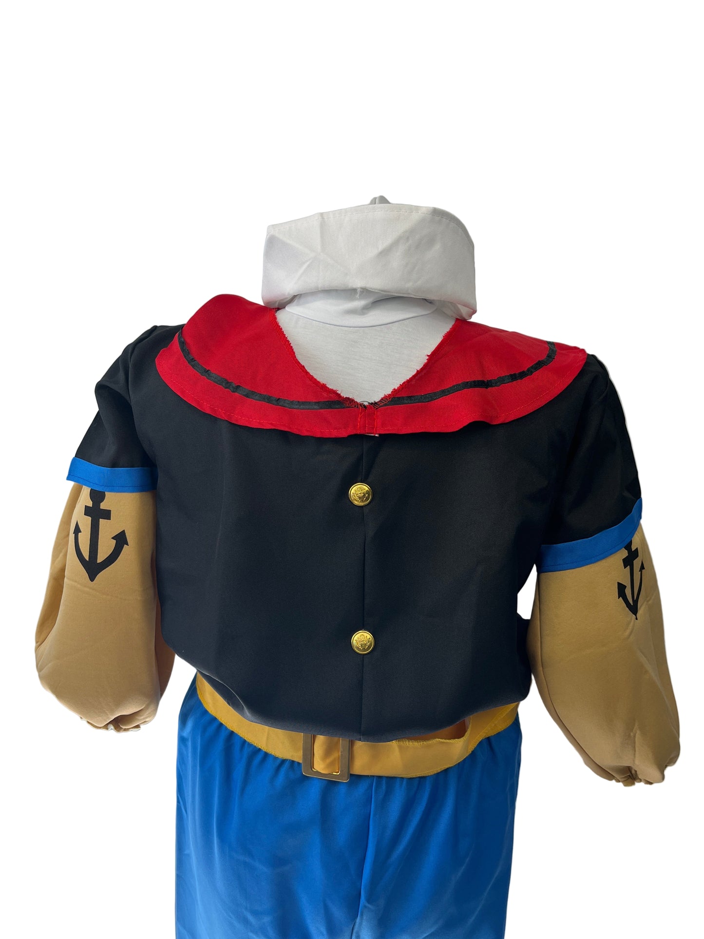 Popeye The Sailor Man Adult Mens Costume - Preowned