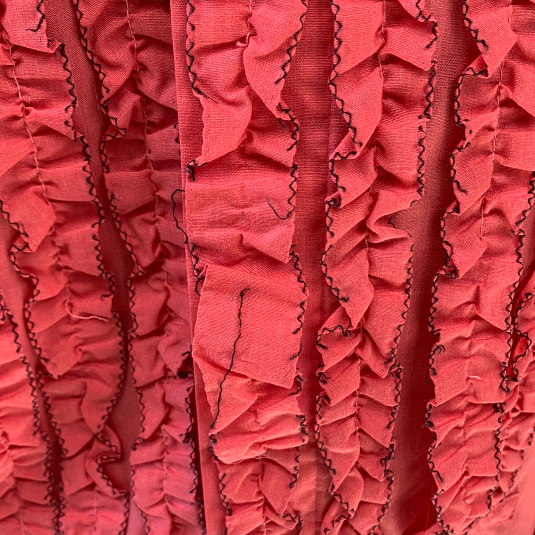 Tuxedo Ruffled Front Men's Pink Vintage Preowned