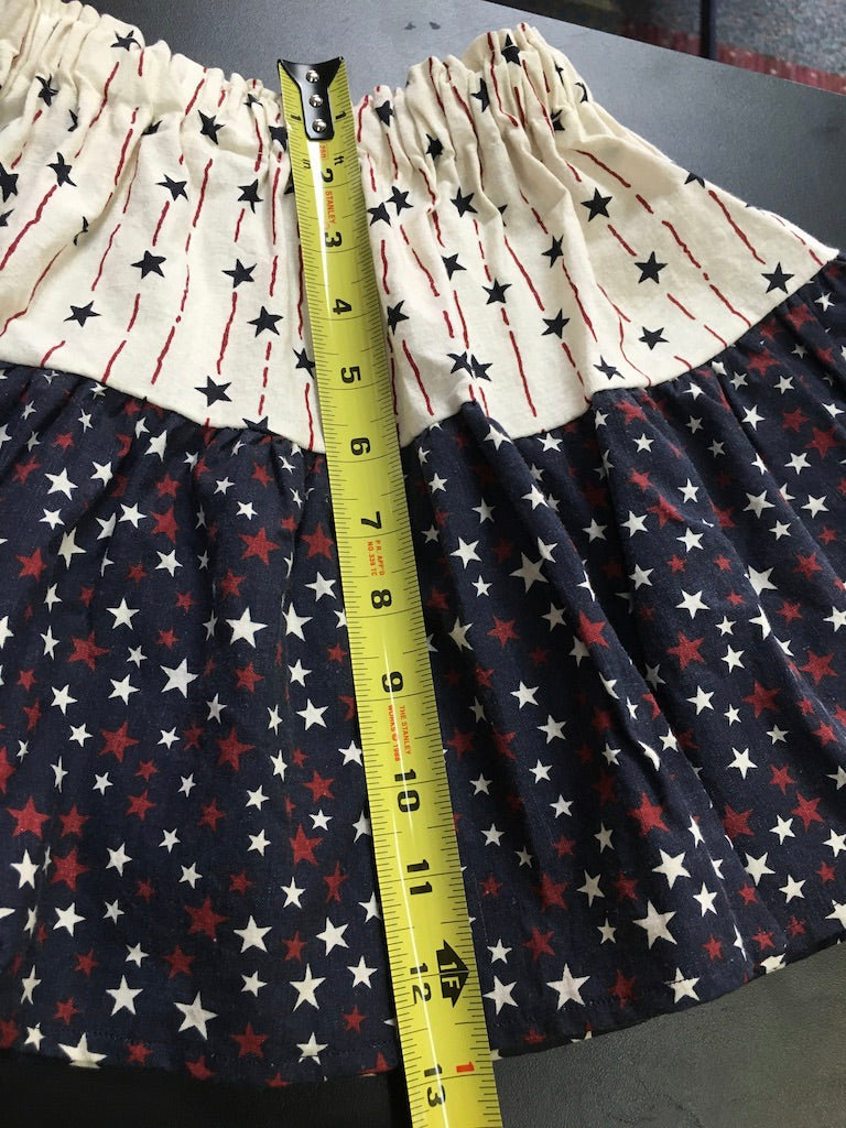Western Patriotic Skirt Child Small, Medium Girls