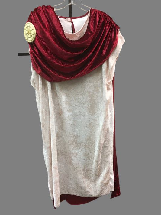 Roman Senator Men Size OS Velvet Costume