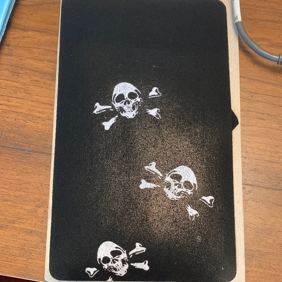 Black Pirate Skull & Crossbones Print Child Small 4 - 6 tights