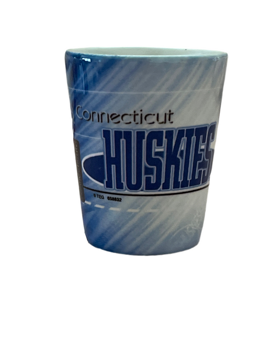 Connecticut Huskies University 2 oz Mini Shot Glass