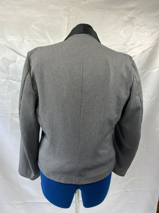 Tux Jacket Grey w/Black lapel Men Size 40