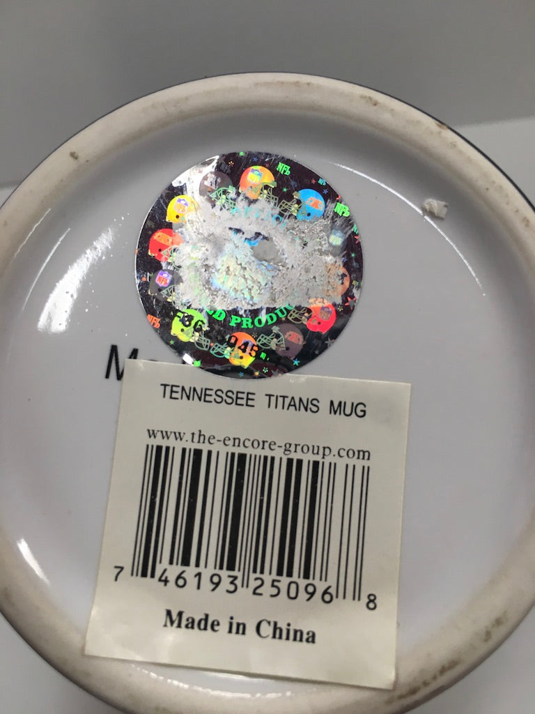 Tennessee Titans NFL AFC 12 oz Vintage Relief Game Day Coffee Mugs