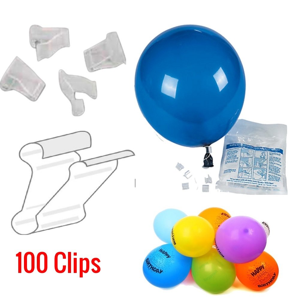 Clip n Seal Plastic Balloon Clips 1000 per pkg