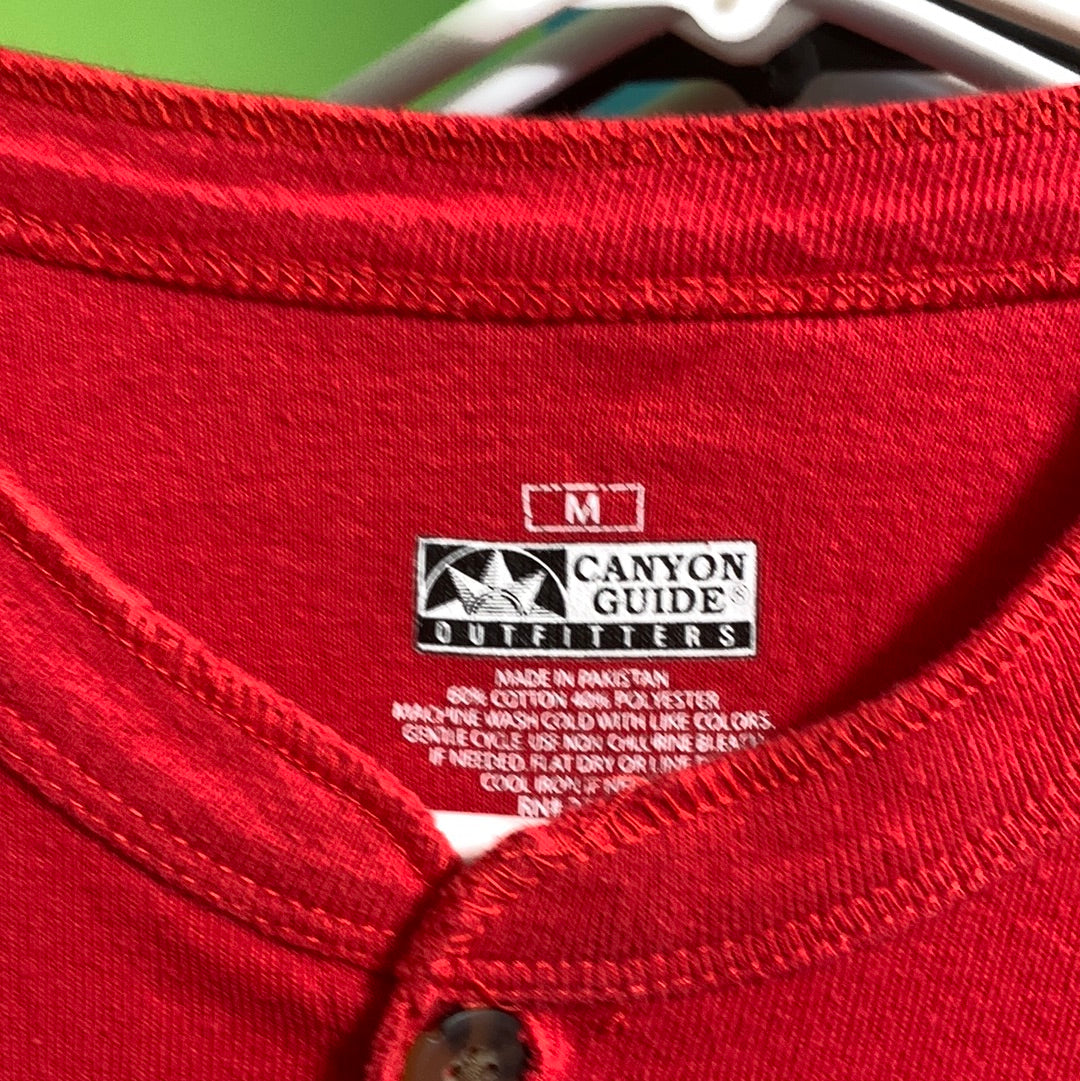 Union Suit Long Johns Mens Red Medium 38 - 40" Preowned