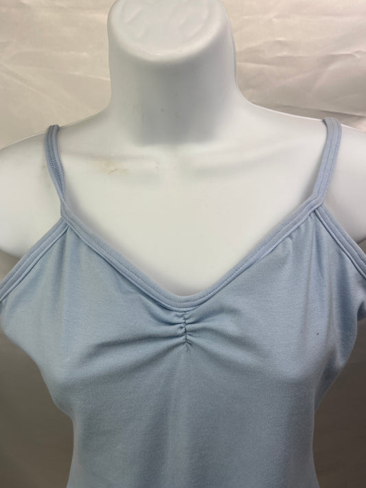 Sky Blue Camisole Strap Leotard Ladies Large #L6161
