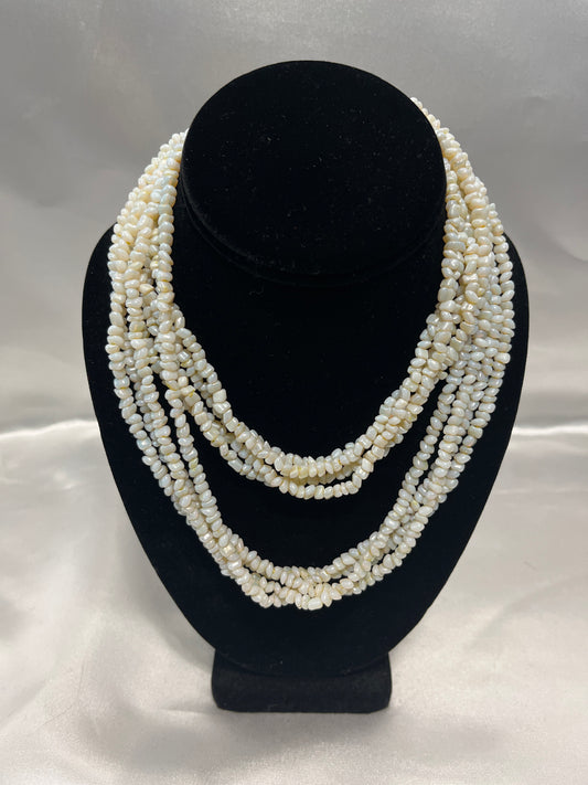 Vintage Freshwater pearl necklace, eight strands