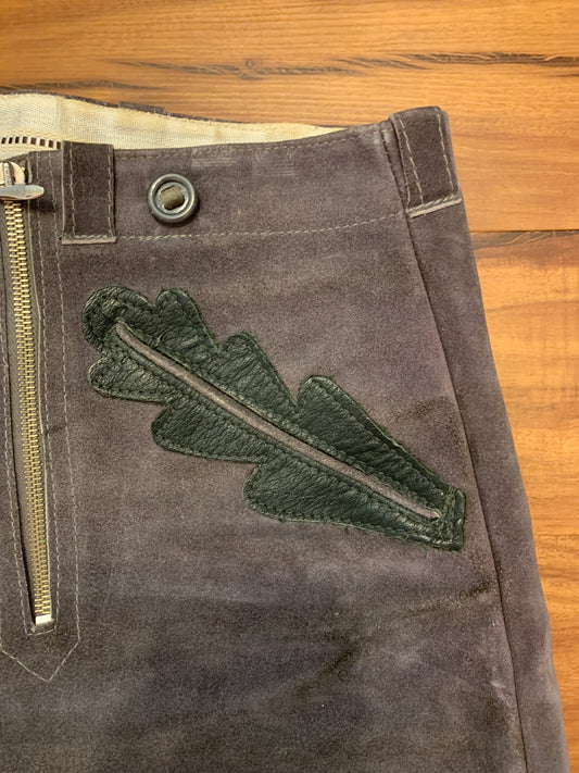 Deluxe Leather Lederhosen Small / Medium Vintage