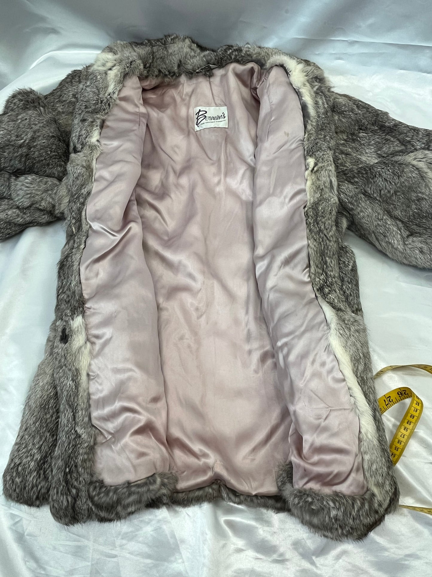 Rabbit Fur Jacket Ladies Medium - Preowned