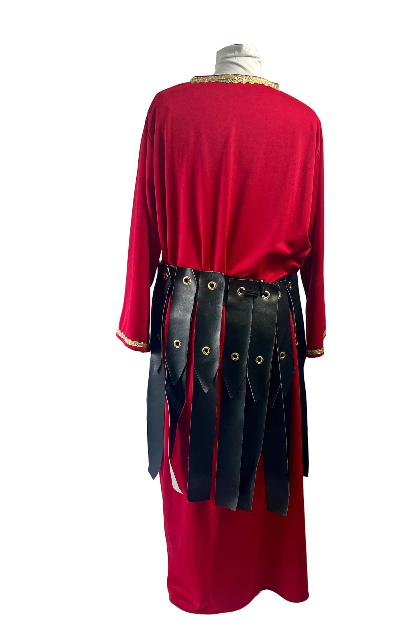 Roman Renaissance Red Tunic Caftan Dress XLG Costume Preowned