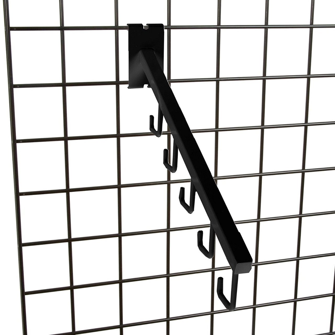 Gridwall Black 5 J Hook Waterfall