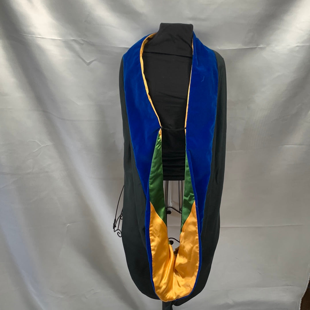 Graduation Hoods, Sashes Blue, Purple Adult Unisex Preowned