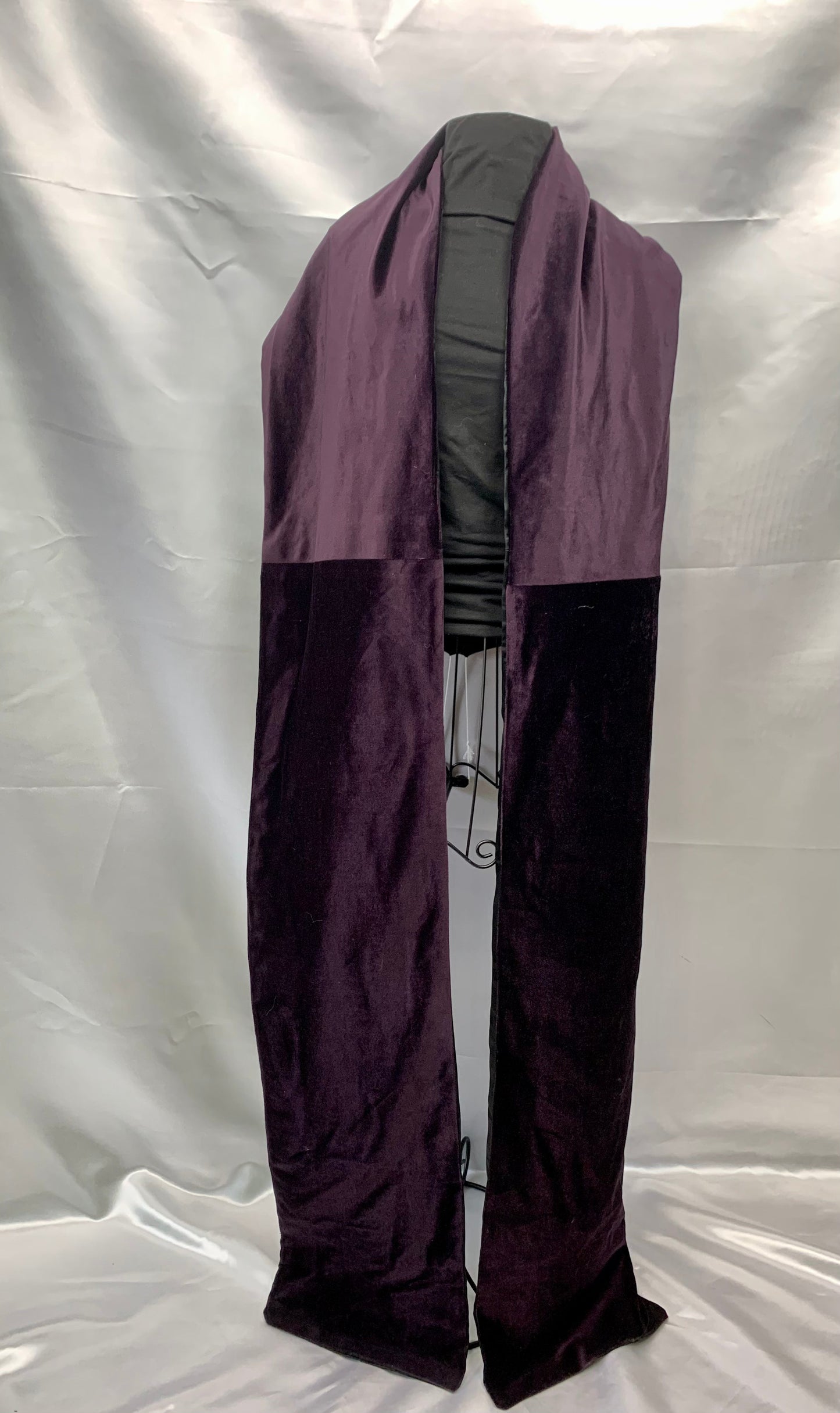 Graduation Hoods, Sashes Blue, Purple Adult Unisex Preowned