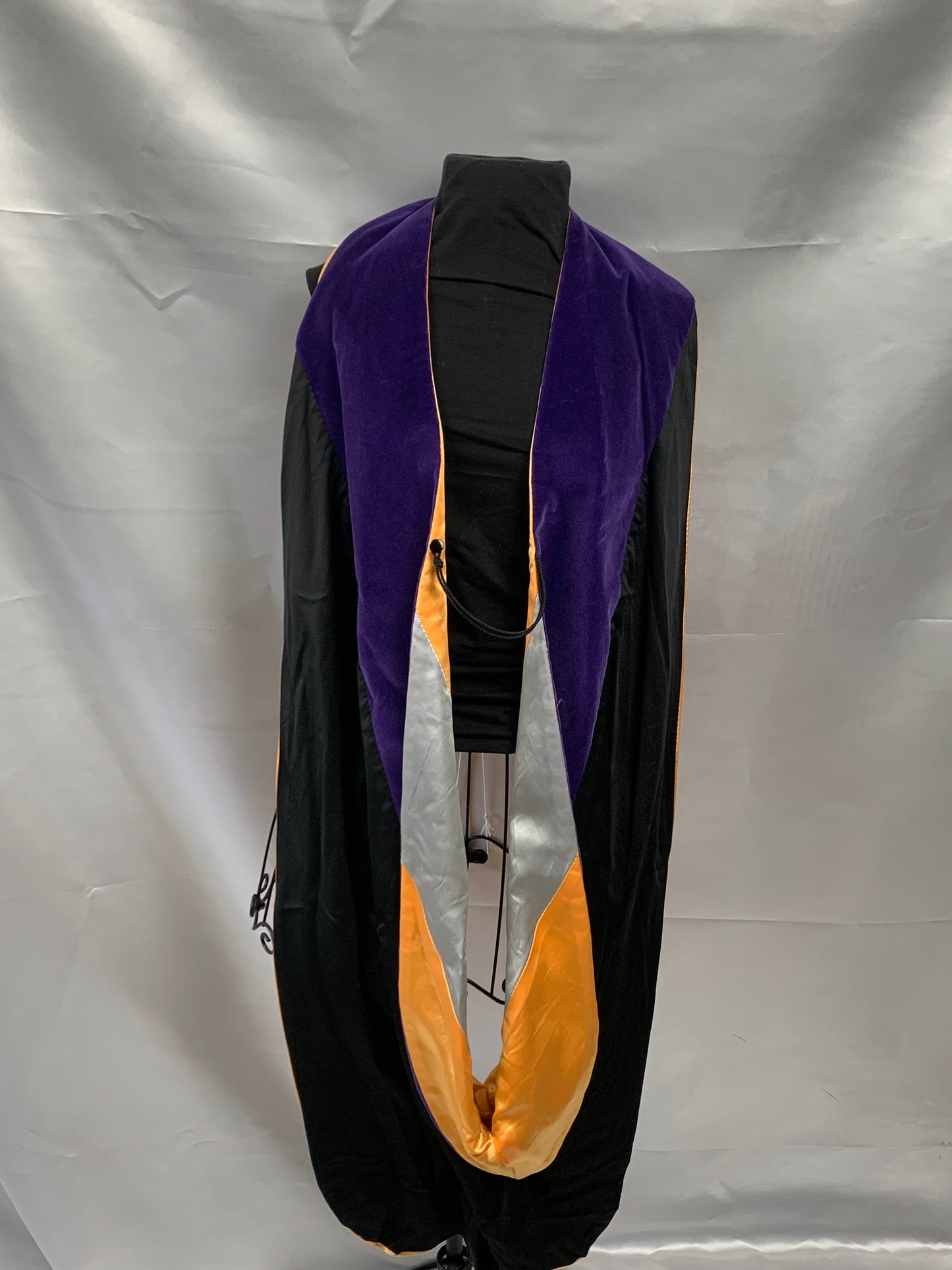 Graduation Hoods, Sashes Blue, Purple Adult Unisex Preowned