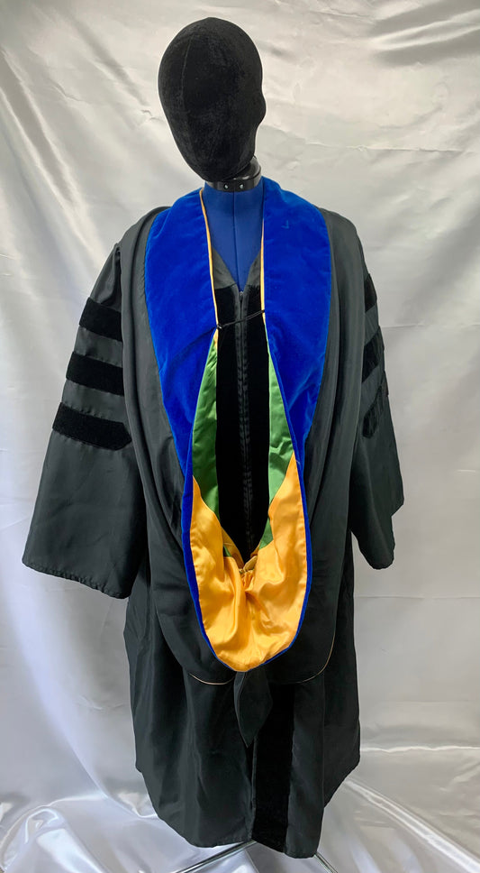 Graduation Hoods, Sashes Blue, Purple  Adult Unisex Preowned