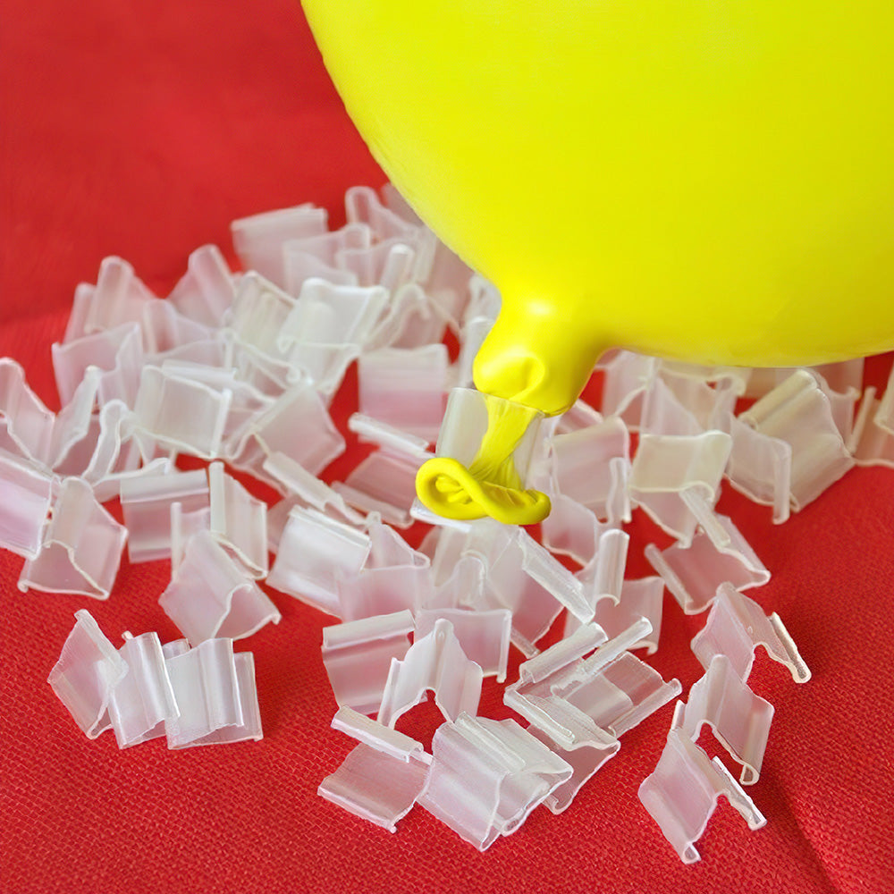 Clip n Seal Plastic Balloon Clips 1000 per pkg