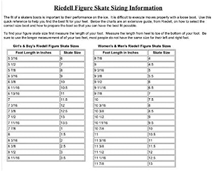 Figure Skate Boots Riedell F625 Size 9 Med White/Blue