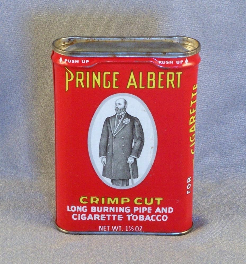Prince Albert Vintage Tobacco Crimp Cut Tobacco Tin 1964 Collectible