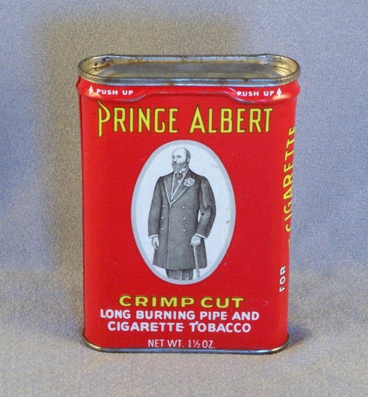Prince Albert Vintage Tobacco Crimp Cut Tobacco Tin 1964 Collectible