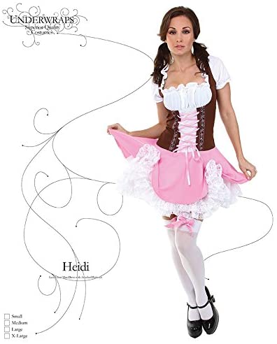 Heidi Women's Costume Size Small or XLg