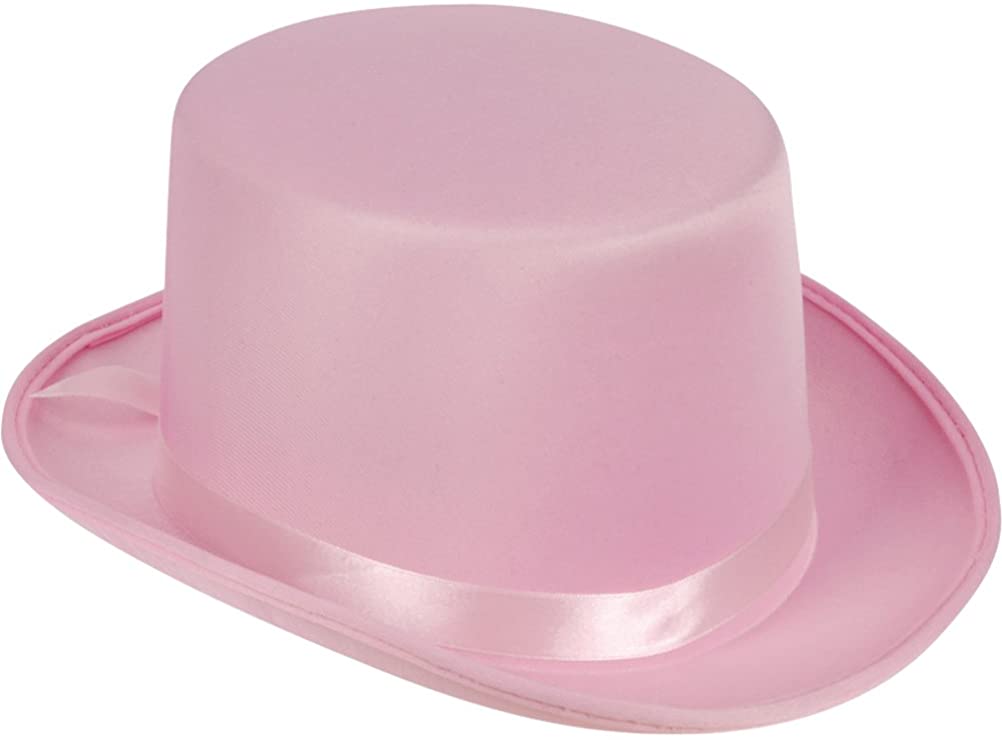 Top Hat Dlx Satin Purple Adult Magician, Steampunk Costume Accessory