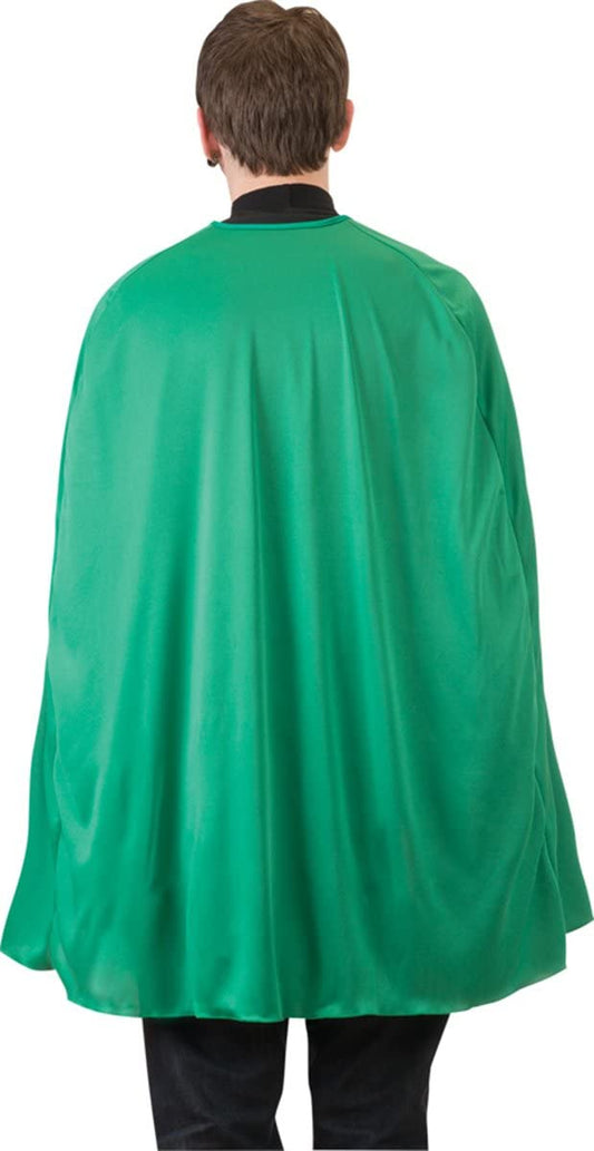 Superhero Cape Green or Orange Adult Costume Accessory One Size