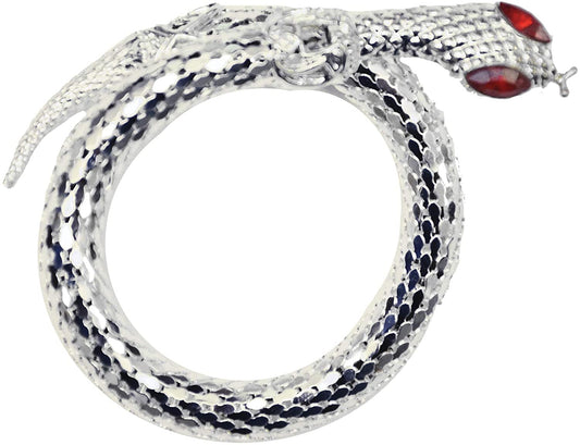 Egyptian Bracelet Snake Silver