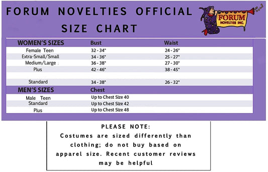 English Nanny Costume Size Women's Standard