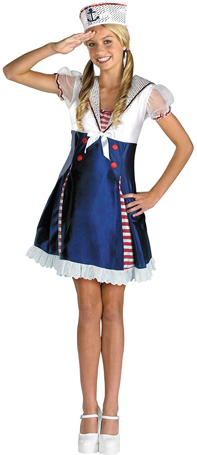 Ahoy Matey Sailor Child Costume Size Large (10-12)