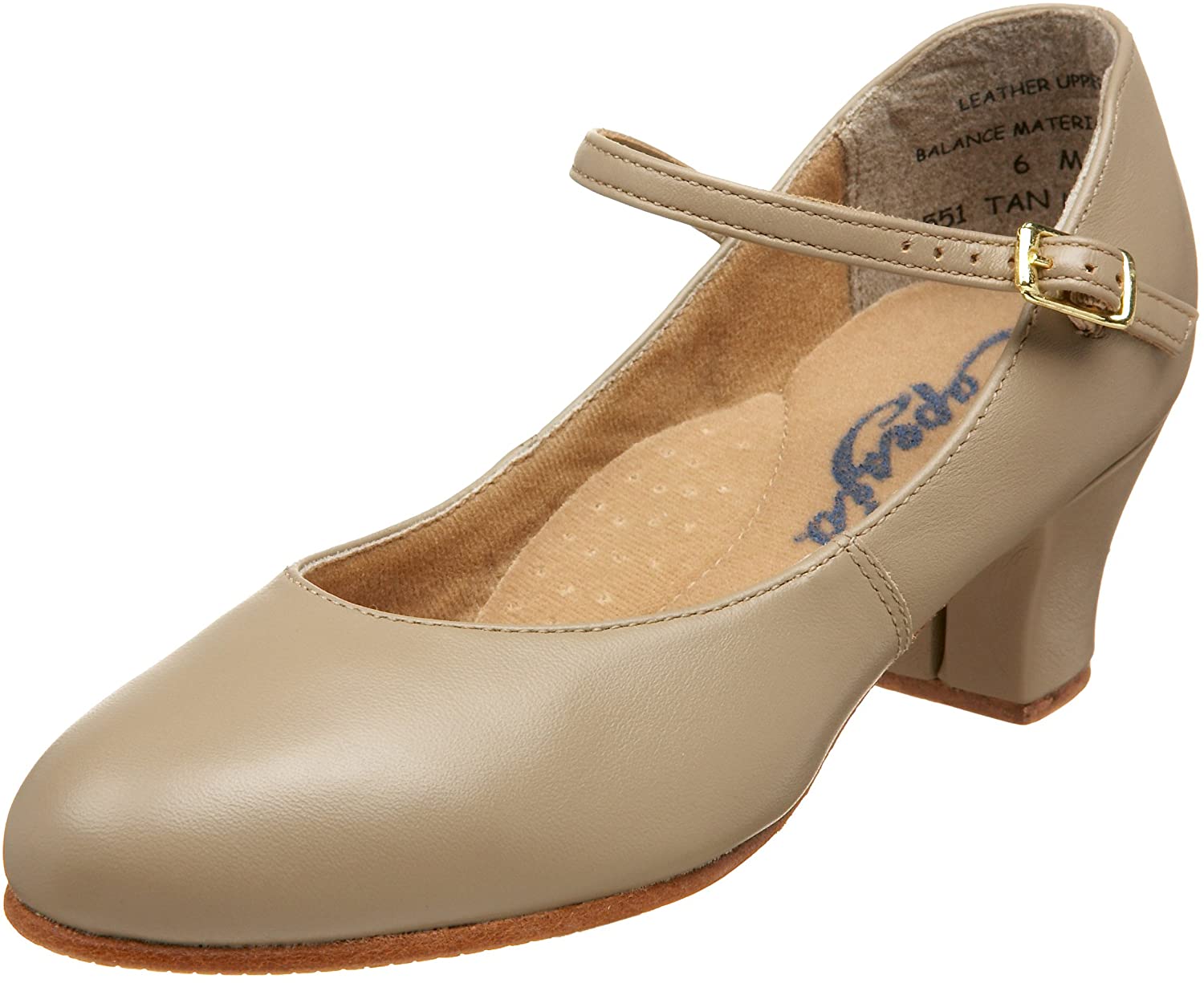 Capezio Women's Jr. Footlight Character Shoe 1.5 Heel #551 – The
