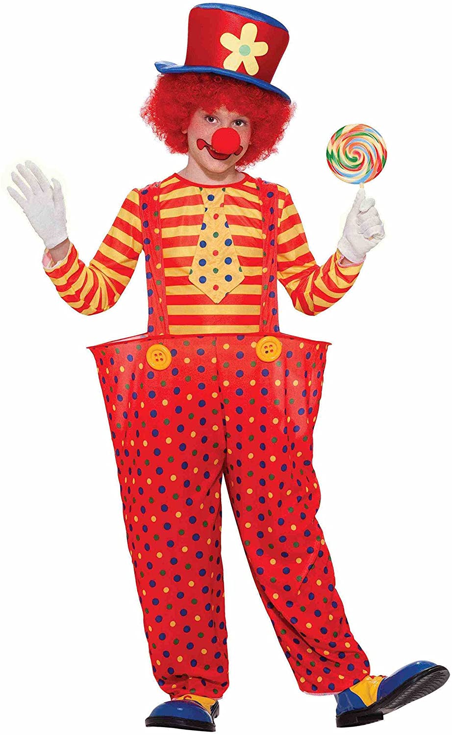 Hoppy The Clown Child Costume - Small