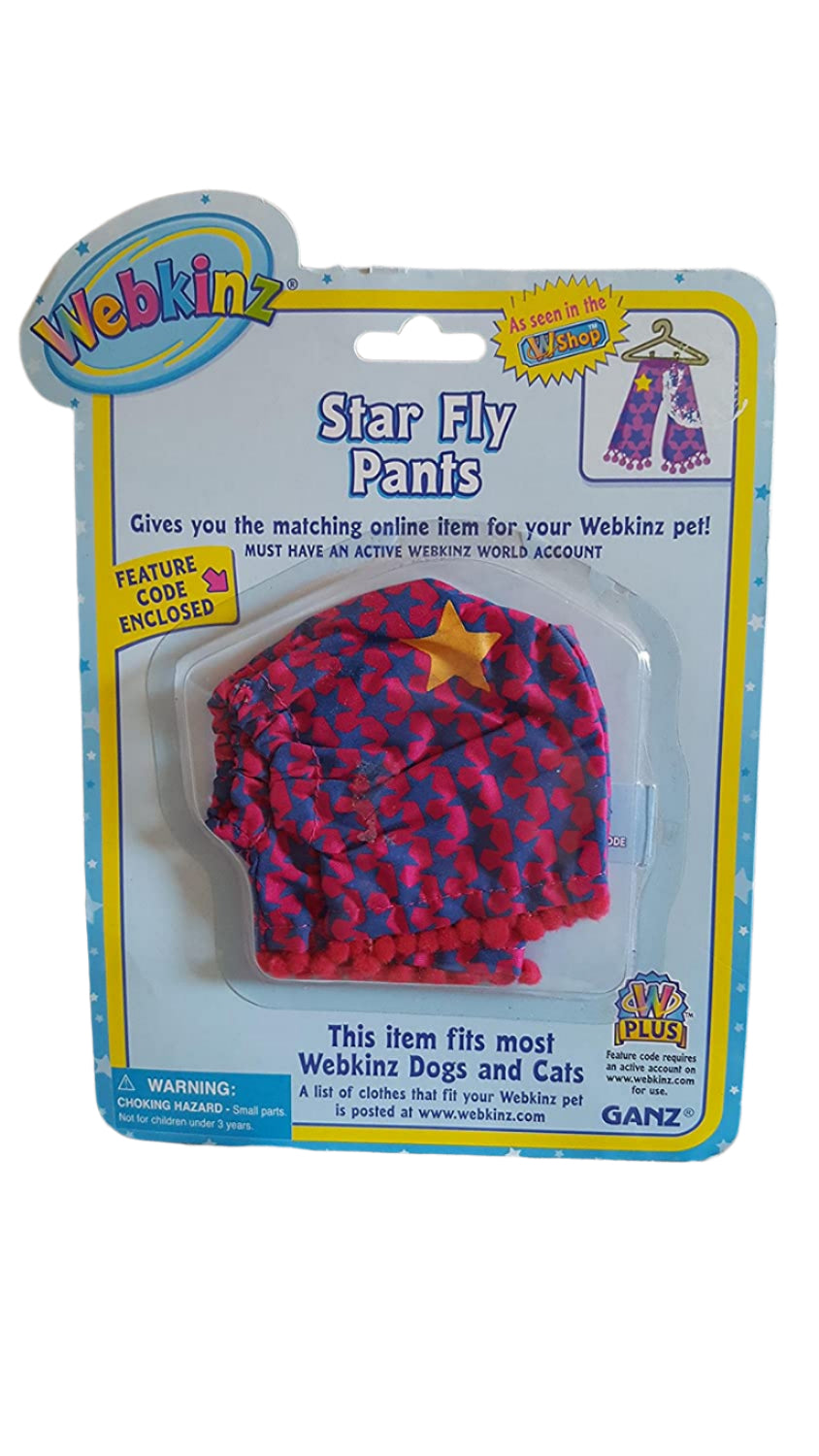 Webkinz Clothing Star Fly Pants