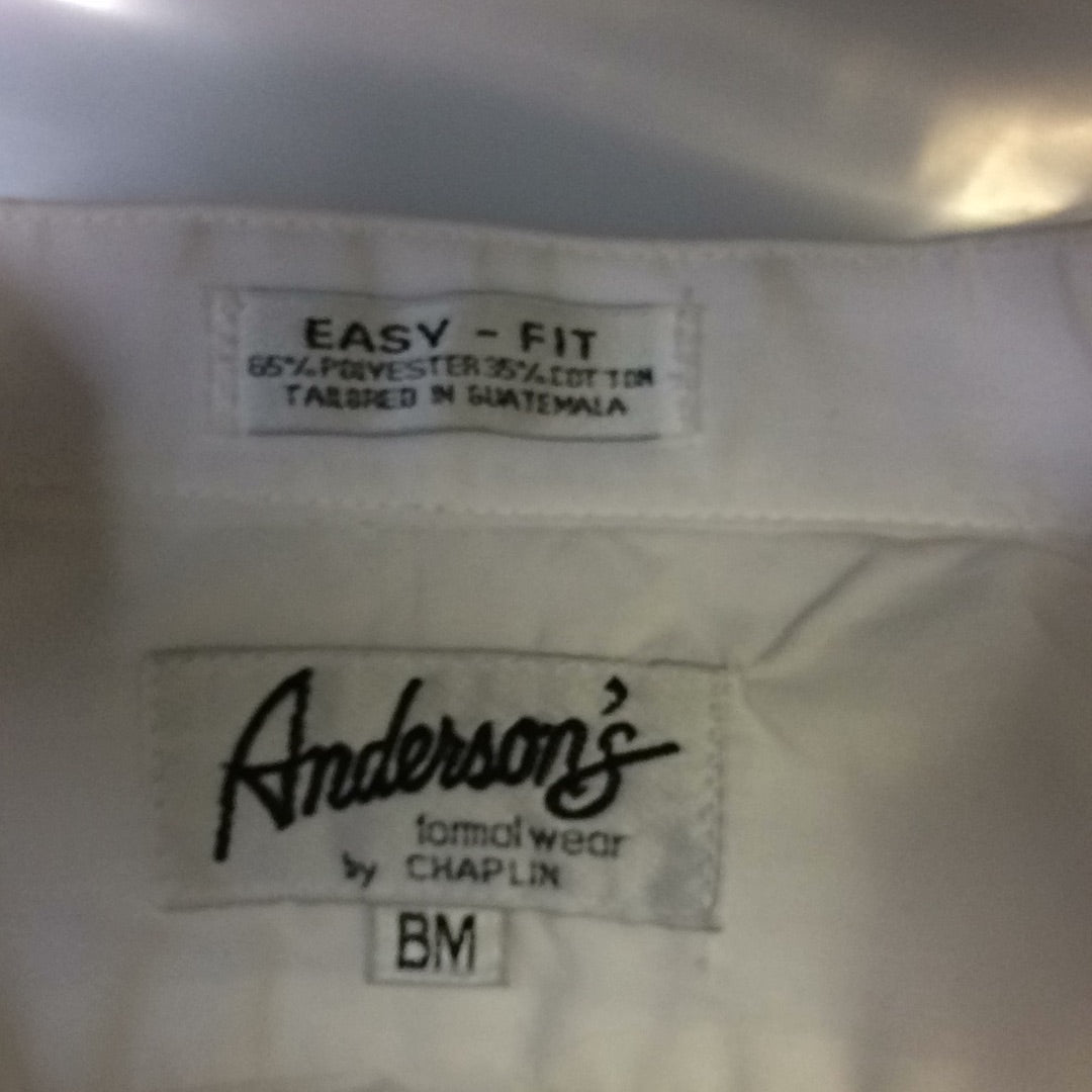 Tuxedo Shirt -Boys White - Preowned