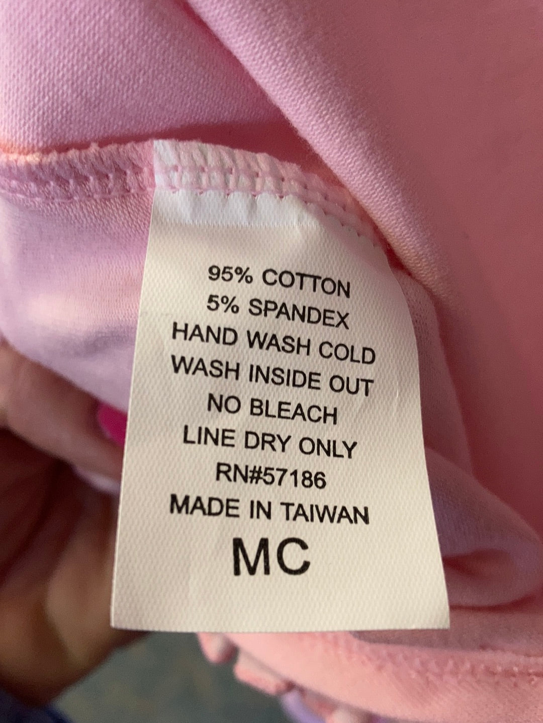 Pink Child Girls Medium 6-7 Ruffled Cami style Leotard