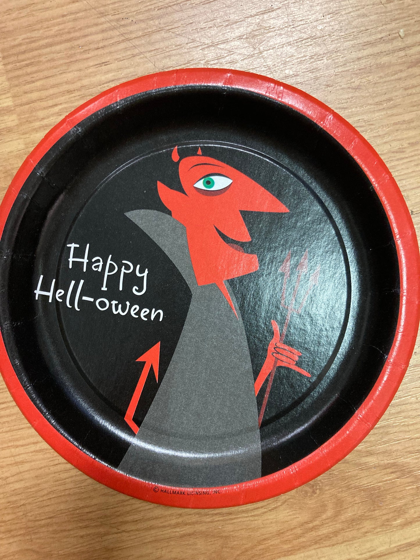 Dessert Halloween Devil Plates 6"