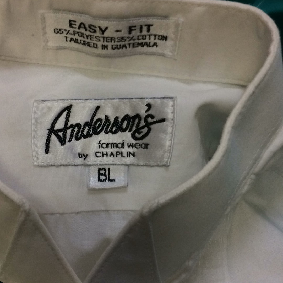 Tuxedo Shirt -Boys White - Preowned
